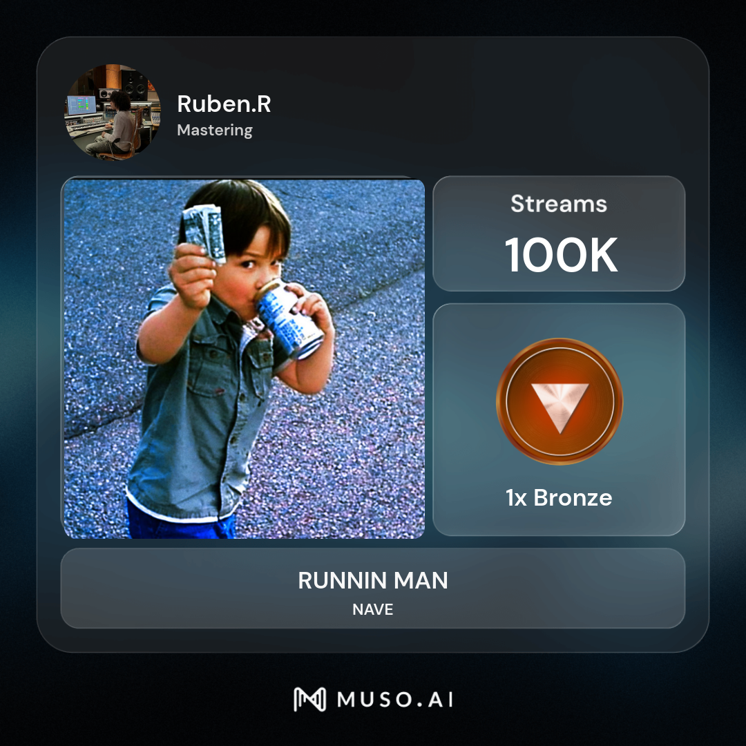 RUNNIN MAN — NAVE milestone plaque